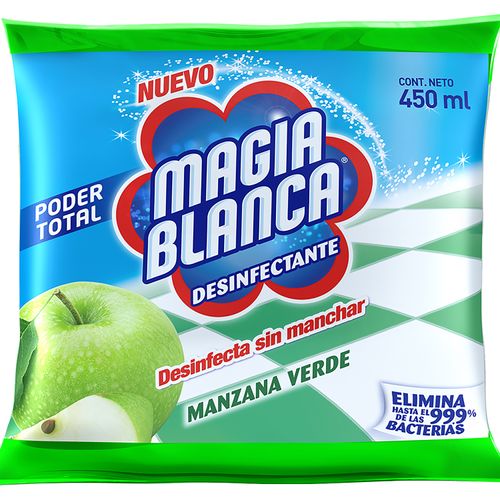 Desinfectante Magia Blanca Manzana Verde - 450 ml