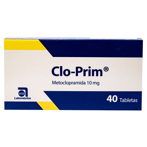 Clo-Prim 10 Mg Por Unidad - Precio Indicado Por Unidad -
