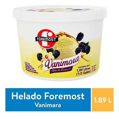 Helado Foremost Vainilla Mora - 1890gr