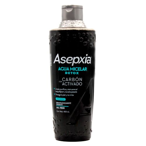 Agua Asepxia Micelar Carbon Activado - 400ml