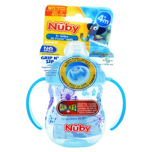 Beberito Nuby Antiderrame  Con Agarradera- 9 Onzas