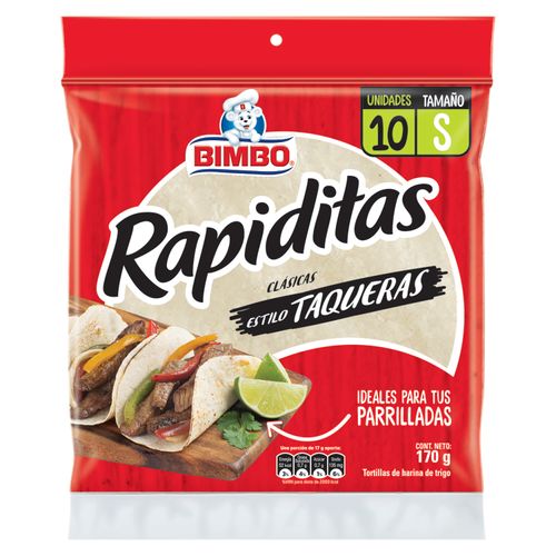 Tortilla Bimbo Taco Rapiditas -  170gr