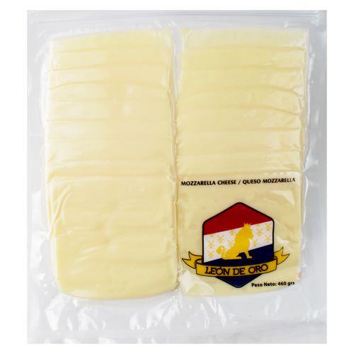 Queso Mozarella Leon De Oro Rodajas Al Vacio