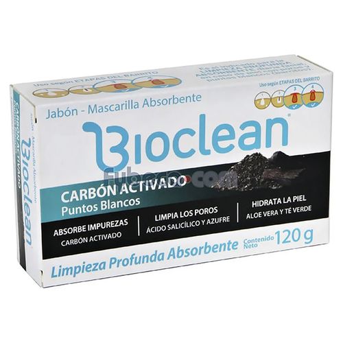 Jabón Bioclean Carbon Activado - 120gr