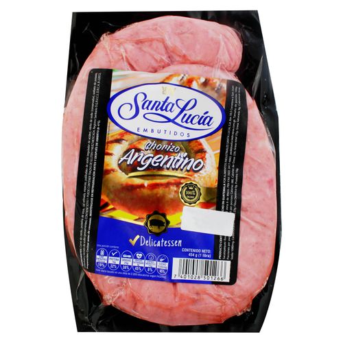 Chorizo Santa Lucia Argentino Cerdo -454 Gr