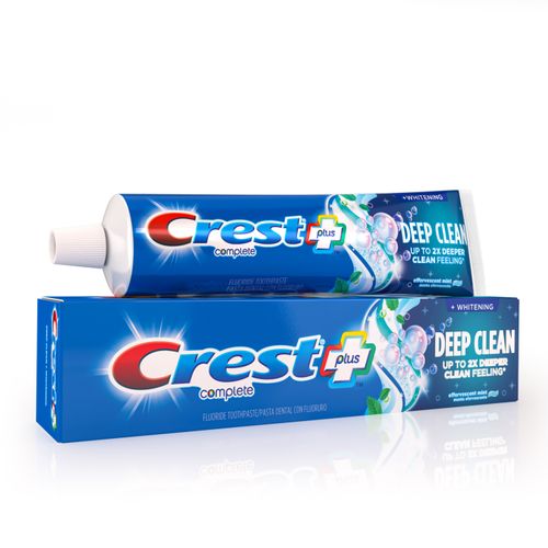Pasta Dental Crest Complete + Deep Clean, Menta, 5.4oz