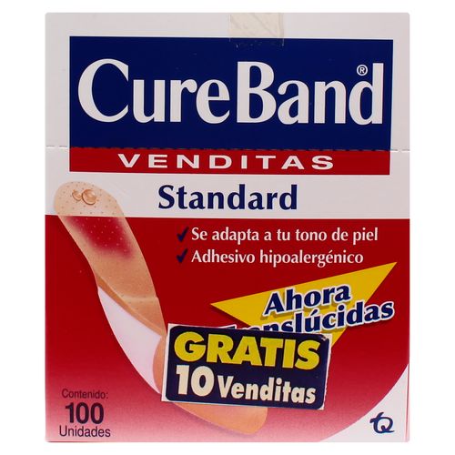 Tecnoquímicas Cure Band Curitas Standard 100+10Unidades