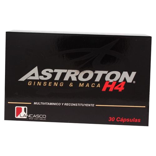 Multivitaminico Lancasco Astroton Lancasco H4 Ginseng Y Maca - 30 Cápsulas