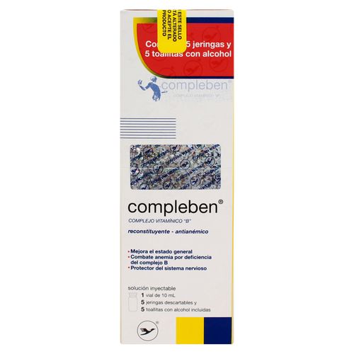 Compleben Iny Vial 10Ml + 5 Jer
