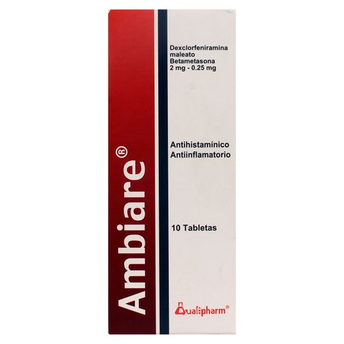 Ambiare 2/0.25 Mg 10 Tabletas