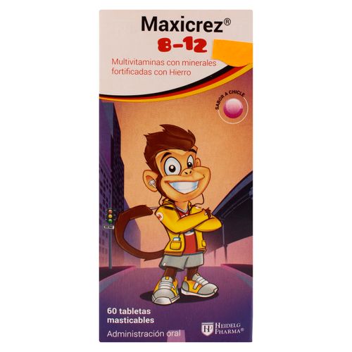 Multivitaminico Maxicrez 8 12 Una Caja