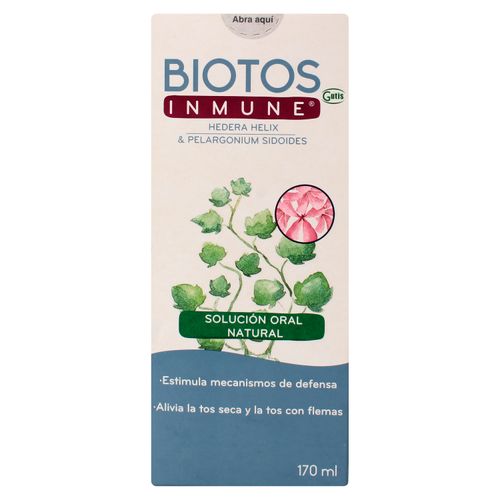 Jarabe Biotos Inmune Gutis 12.5 Mg/5 Ml X 170 Ml-Precio indicado por expectorantes