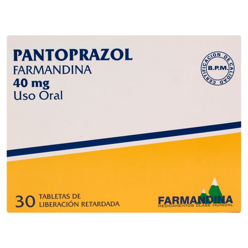 Pantoprazol 40Mg Tab X 30 Gua Una Caja