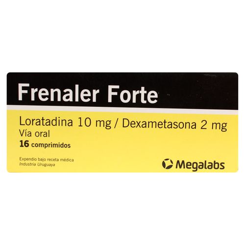 Frenaler Forte 16 Comprimidos-Precio indicado por antihistaminicos