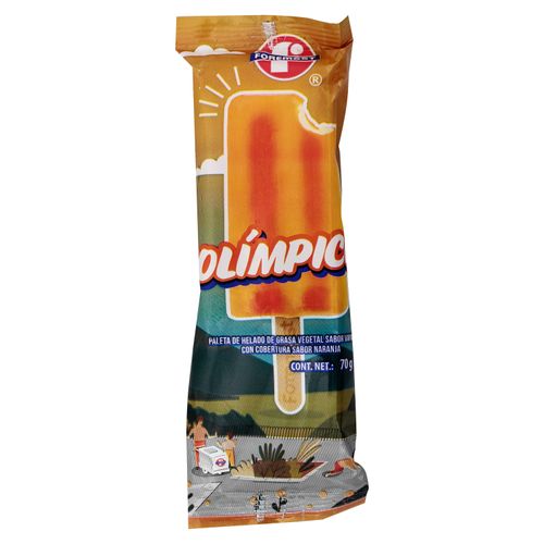 Helado Foremost Olímpico Vainilla Naranja - 70 g