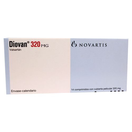 Diovan 320 mg caja 14 comprimidos - Precio indicado por caja