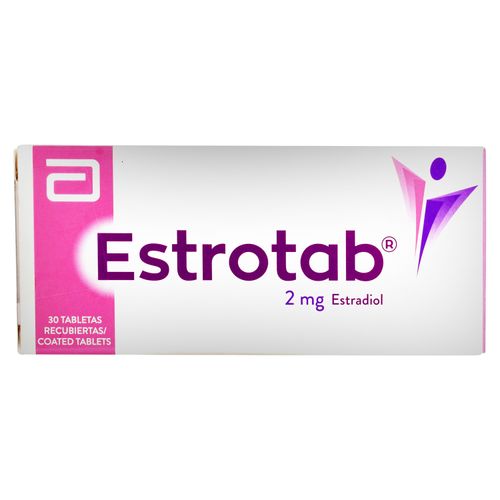 Estrotab Abbott 2 Mg X 30 Tabletas