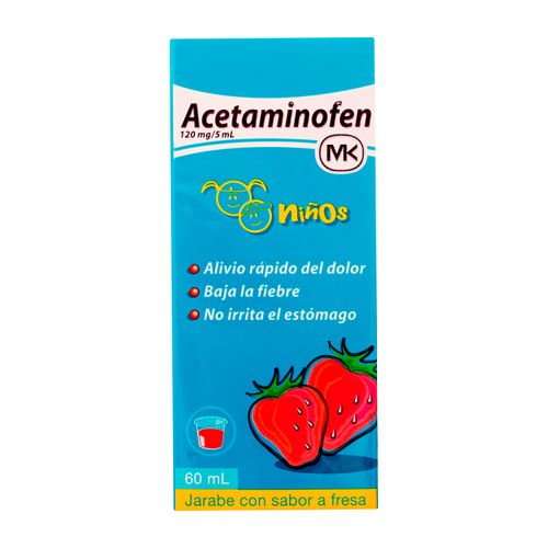 Acetaminofen Mk Jarabe 120 Mg 60 Ml