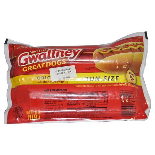 Salchicha Gwaltney Hot Dog - 454 g