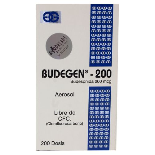 Budegen Generix 200 Mcg 200 Dosis Inhal-Precio indicado por corticosteroidesxx
