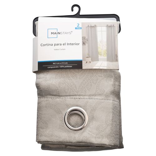 Set De 2 Cortinas Mainstays Blackout Fleece