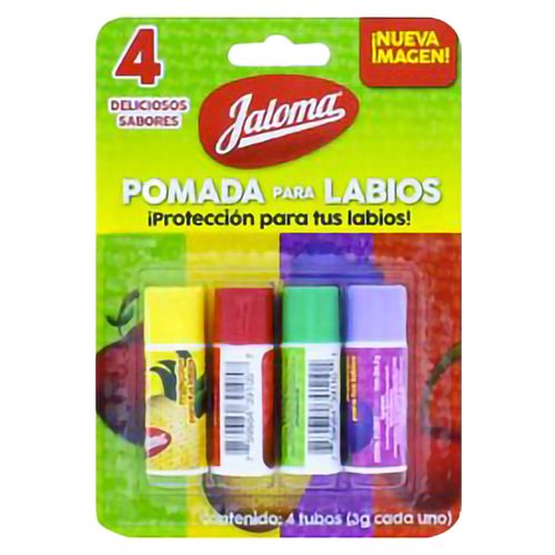 4Pack Balsamo Labios Jaloma