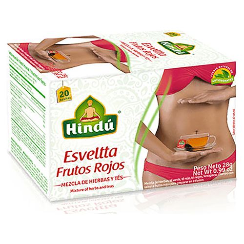 Te Hindu Esveltta Frutos Rojos 28Gr