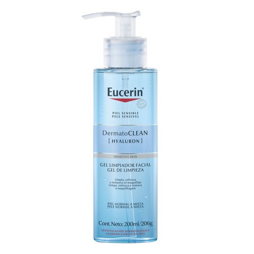 Gel Limpiador Eucerin Facial DermatoClean - 200ml