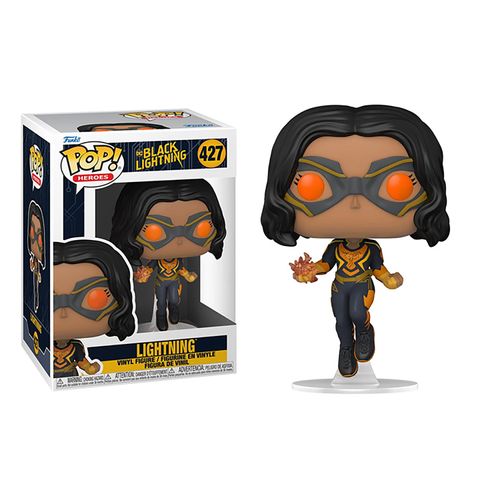 Juguete Funko Pop Heroes Black Lightning Black Light