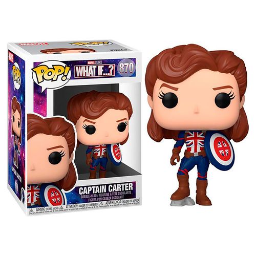 Juguete Funko Pop Marvel What If Captin Carter