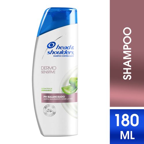 Shampoo Head & Shoulders Dermo Sensitive Extractos de Sábila / Aloe - 180ml