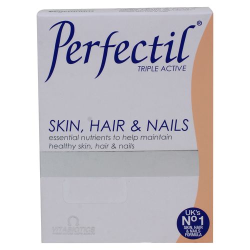 Tabletas Perfectil Vitabiotics Skin hair nail 30 Unidades