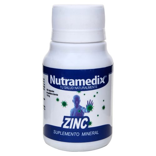 Zinc Nutramedix 15mg 100 Tabletas