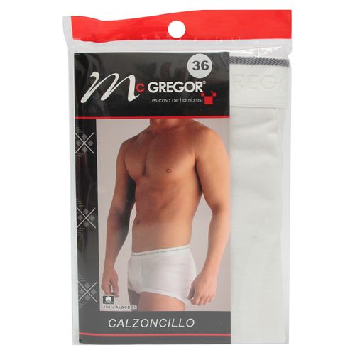 Calzoncillo Mcgregor Caballero Blanc T36