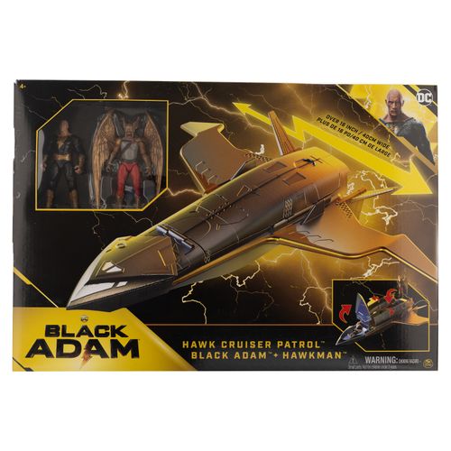 Vehículo DC Comics Black Adam Hawk Cruiser Cfigs.