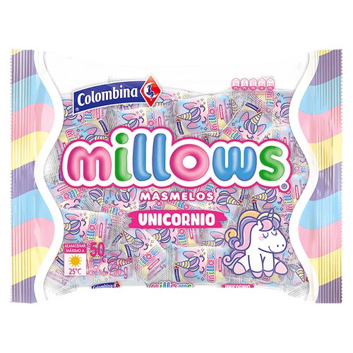 Dulce Colombina Millows Unicornio - 250 g