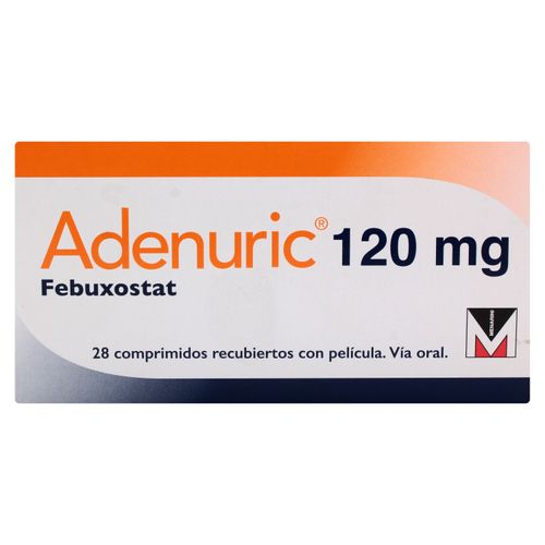 Adenuric Menarini 120 Mg 28 Comprimidos