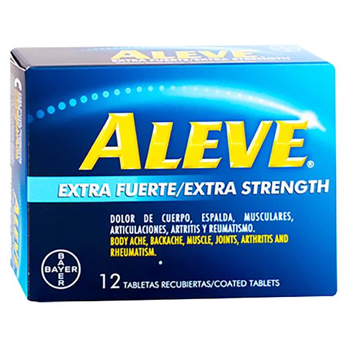 Aleve Extra Fuerte 220Mg X 12 Tabletas