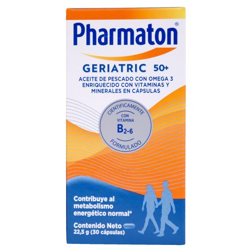 Pharmaton Geriatric 50 30 Capsulas