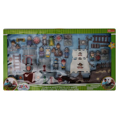 Set Spark Create Imagine, castillo y Barco Pirata. Modelo: 95703