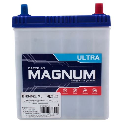 Bat Auto Magnum Ultra 300 Cca 9 Placas