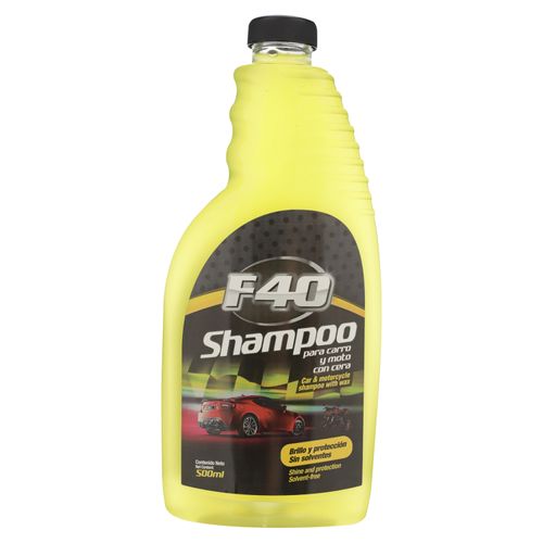 Shampoo F-40 Con Cera Botella - 500ml