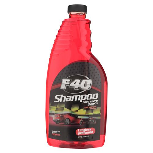 Shampoo F-40 Sin Cera Botella - 500ml