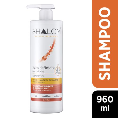 Shampoo Shalom Rizos Hidratanate - 960ml