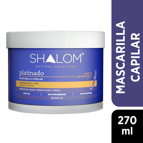 Mascarilla Shalom Platinado - 270ml