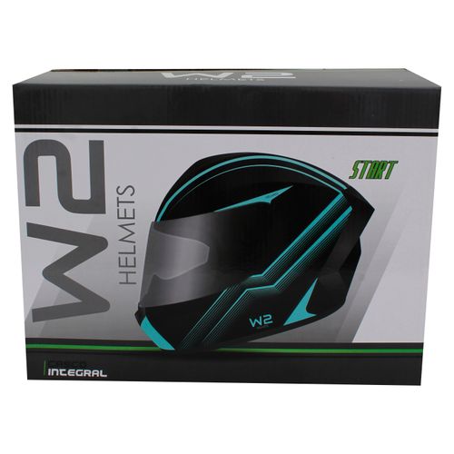 Casco integral  - modelo: W2 - diseño: start - talla M