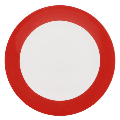 Plato Plano De Porcelana Marca Mainstay 7.5 Pulgadas