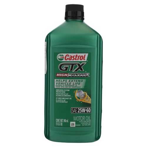 Aceite Lubricante Castrol Gtx High Mile Min - 946ml
