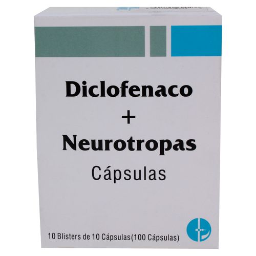 Imagen de Diclofenaco Neurotropas Gel X 100 Caps