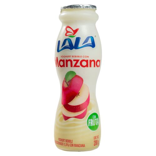 Yogurt Lala Bebible Manzana 200Ml